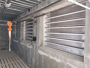 Double deck sun plate shutter
